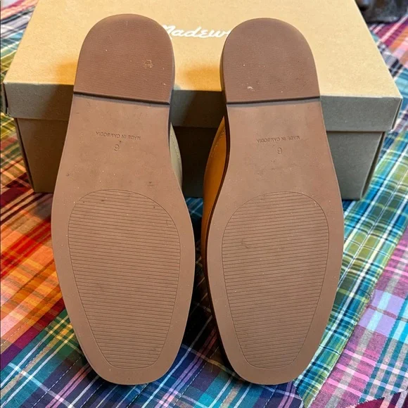 Madewell Women's Tan Leather Mules - Picture 2 of 3